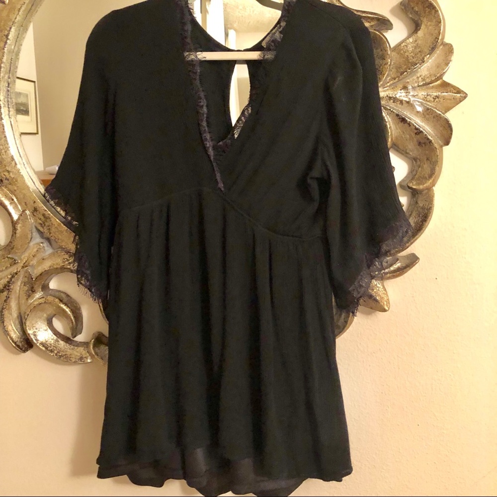 Boho Elastic Fit bodice Black
